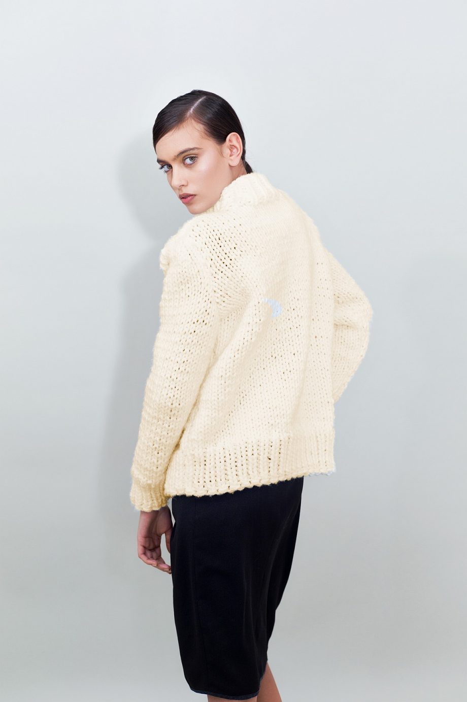 Cable Knit Turtleneck Sweater