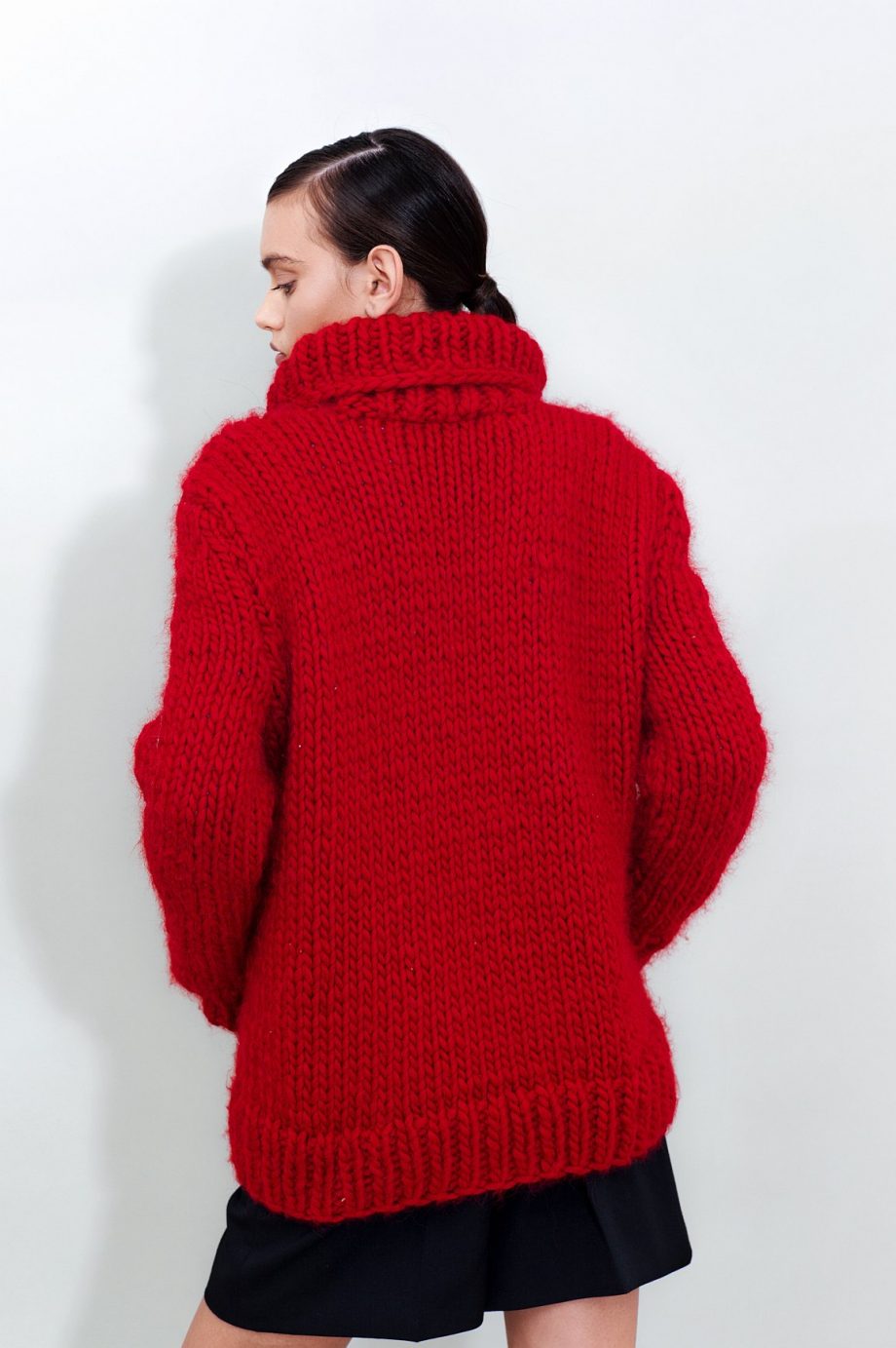 Cable Knit Wool Sweater