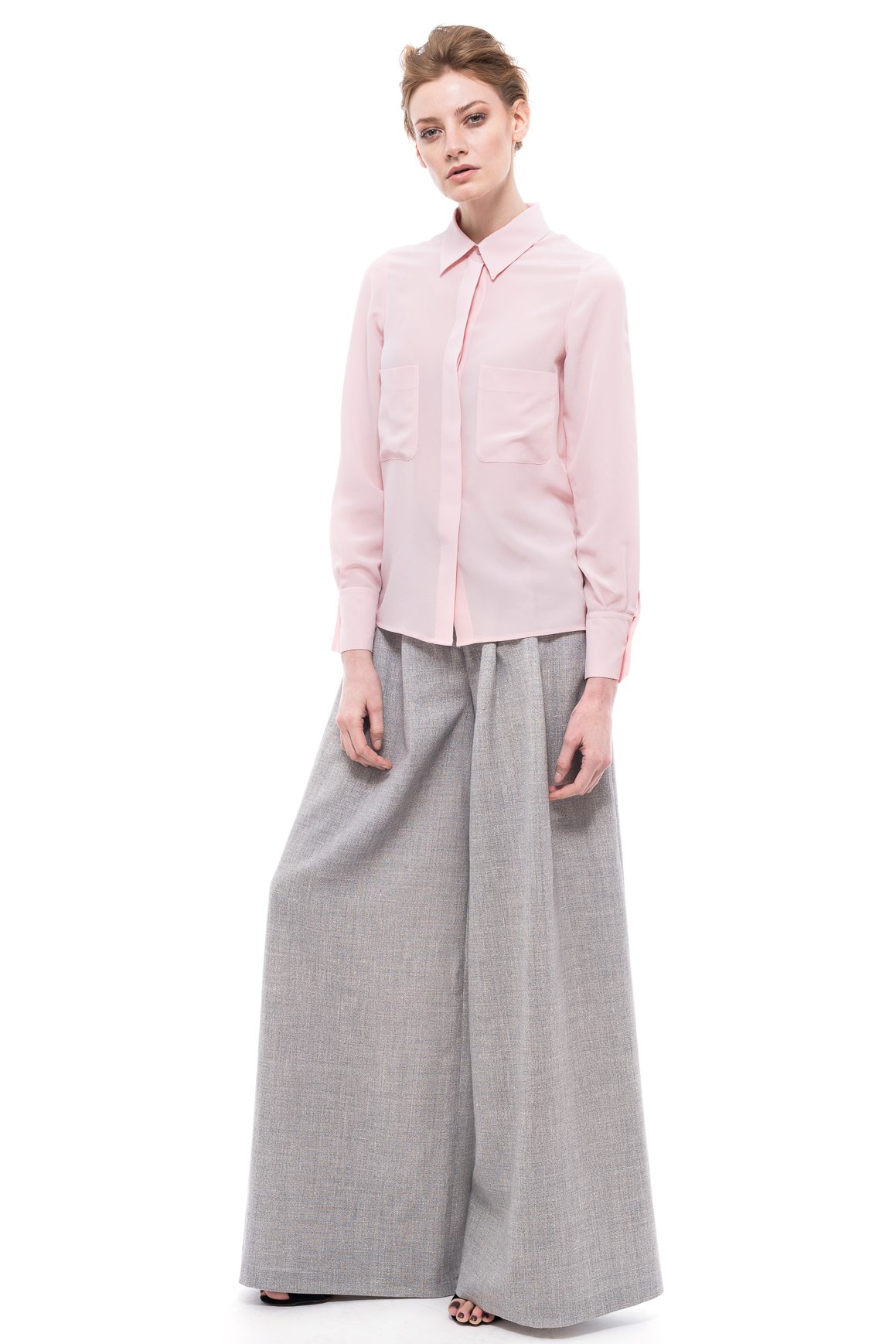 gray palazzo pants