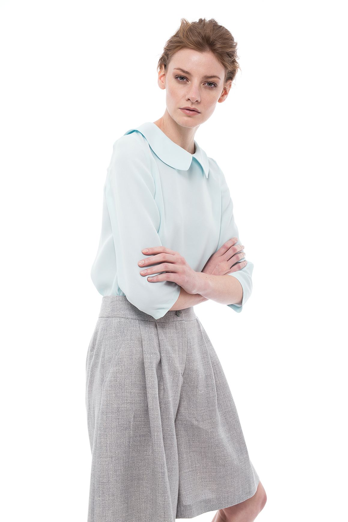 Wide Leg Short Pants