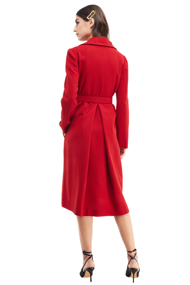 Alia Belted Oversized Wool Coat - chemistry-studio