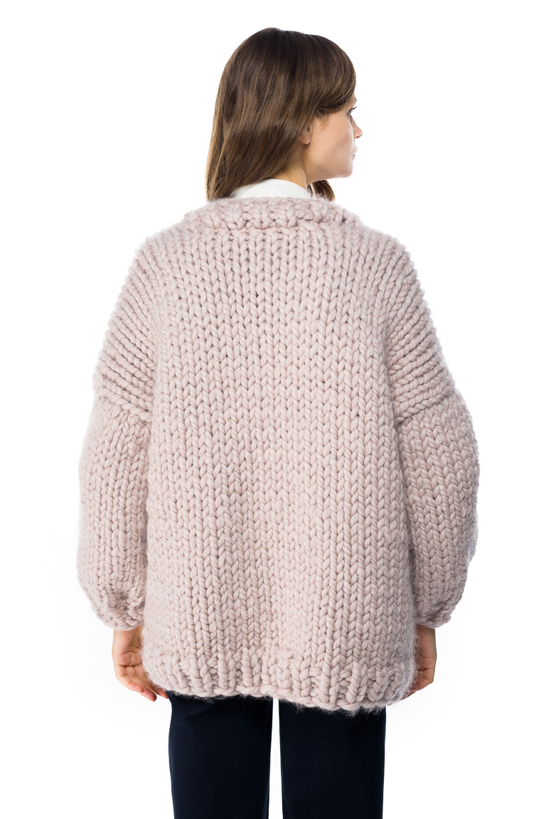 Chunky Wool Cardigan - chemistry-studio