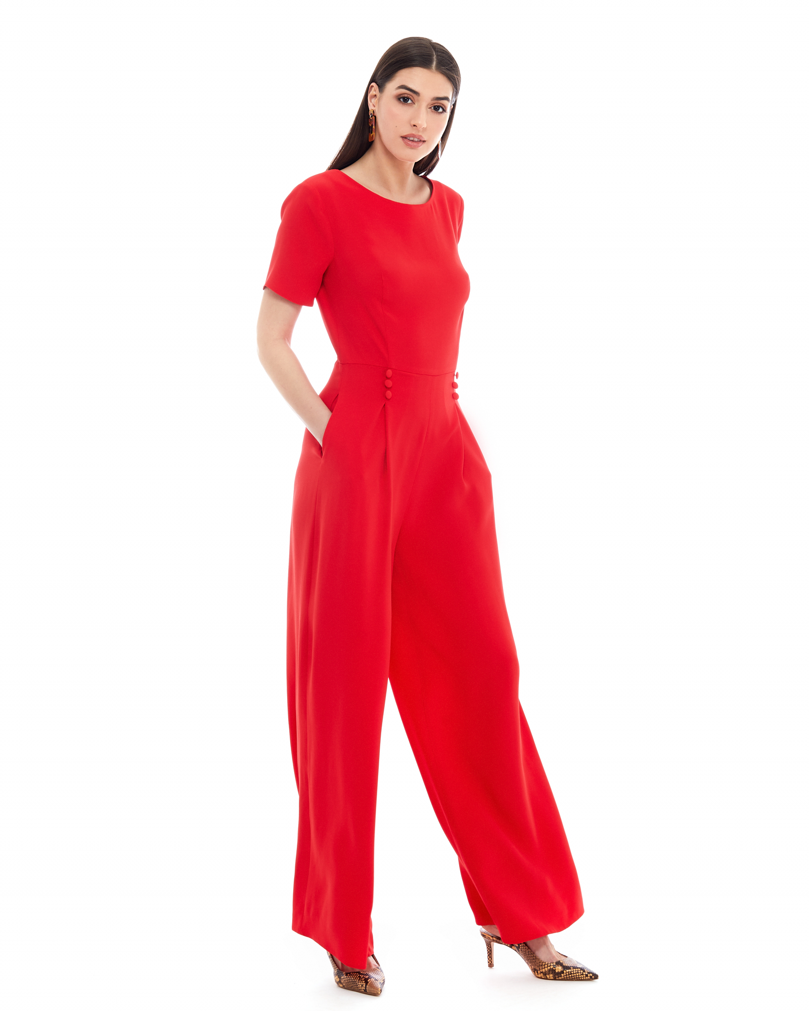 Cutout Back Jumpsuit