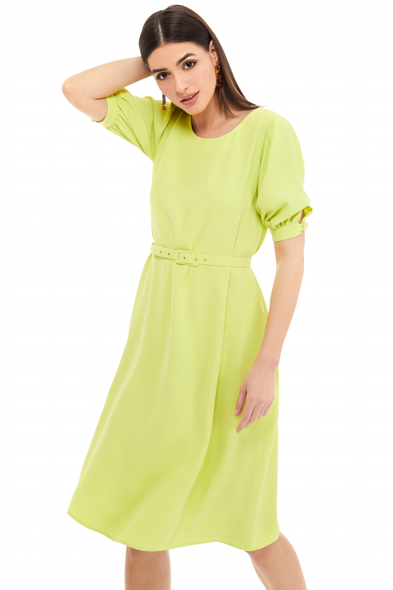 cut out back midi dress