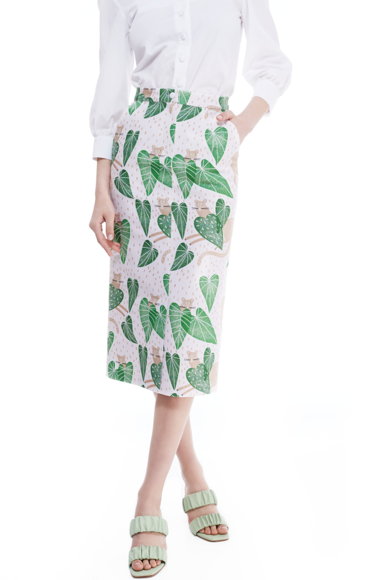 Cyd Cotton Midi Skirt - chemistry-studio