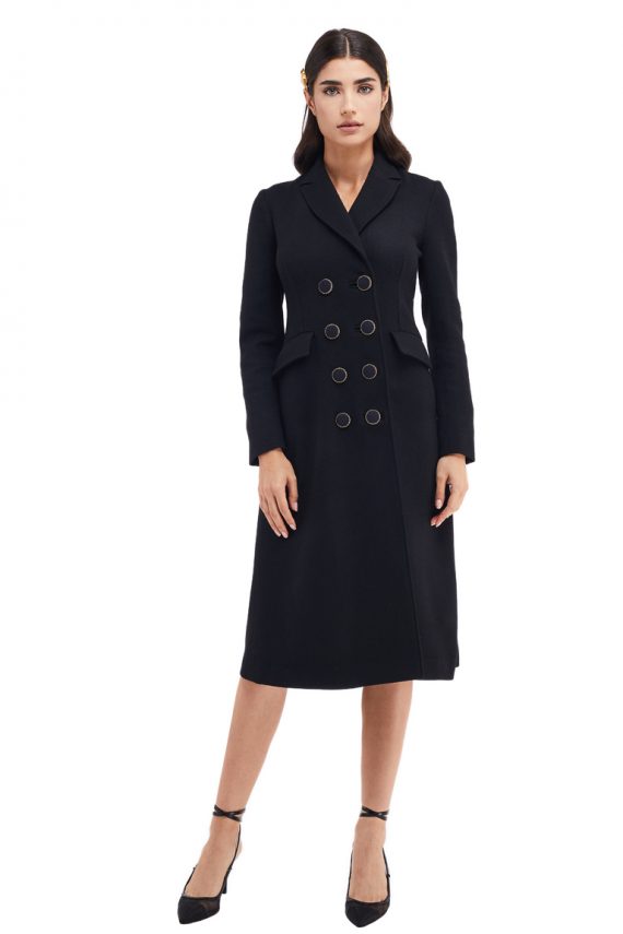 Giselle Double-Breasted Wool Coat
