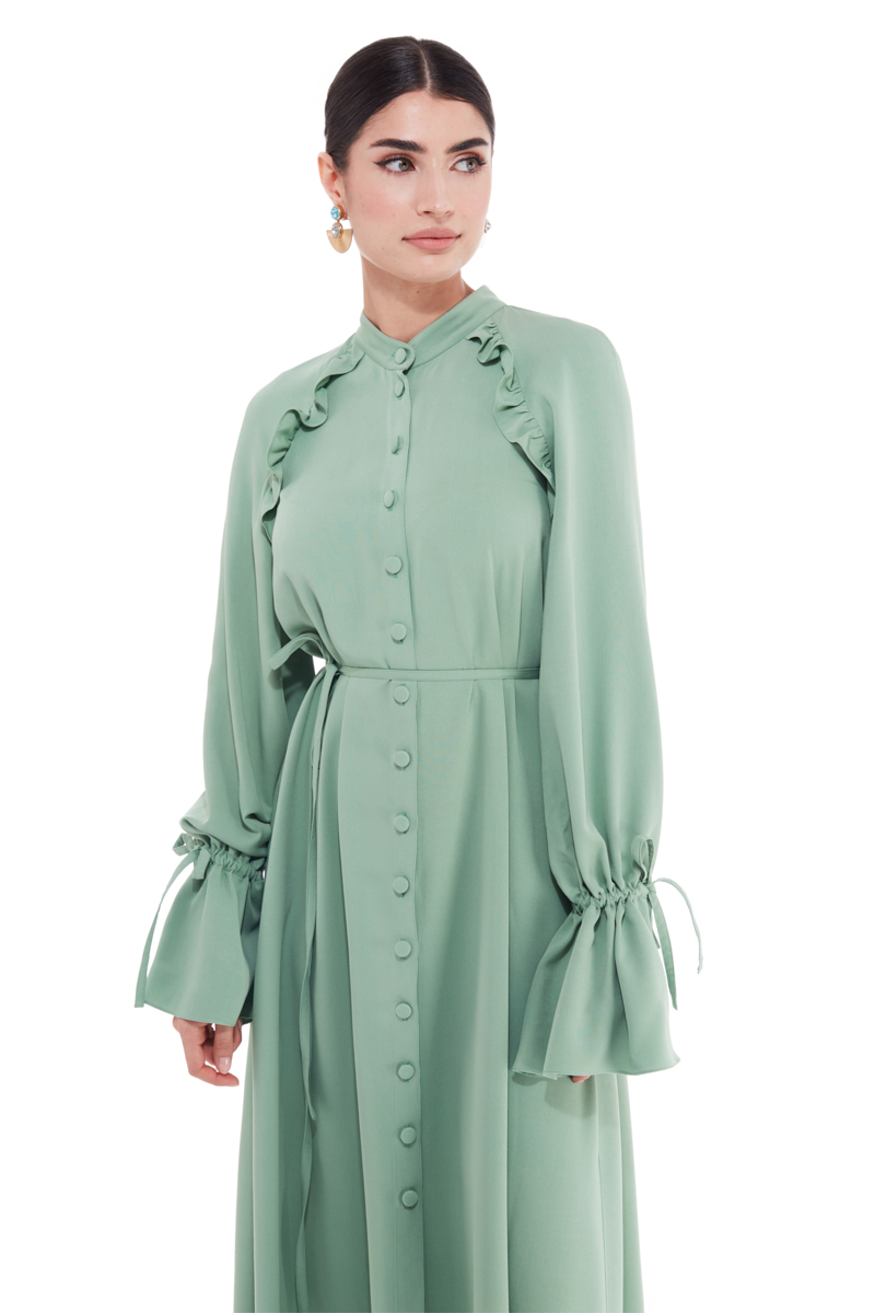 Hyacinth Viscose Shirt Dress