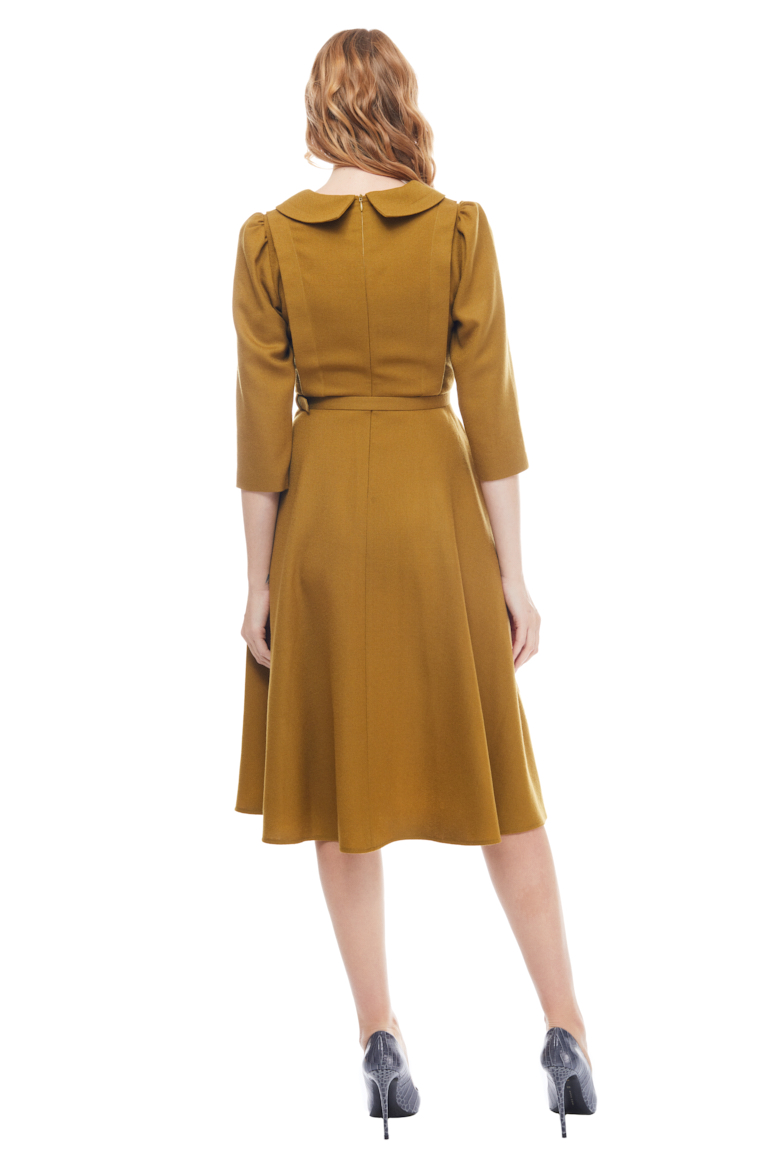 Olga Peter Pan Collar Dress Back