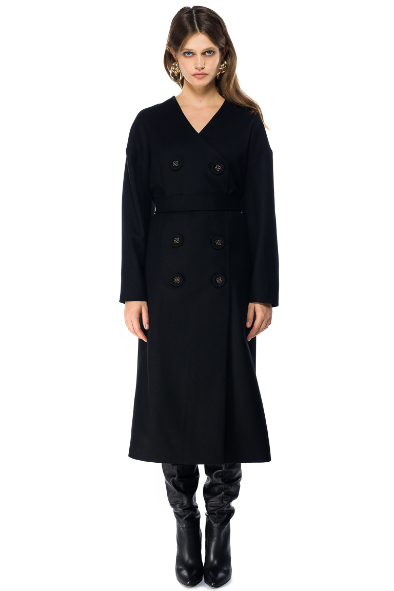 Oversized Double Breasted Wool Coat - chemistry-studio