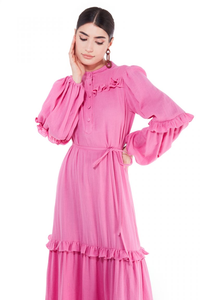 Poppy Cotton Muslin Maxi Dress chemistrystudio