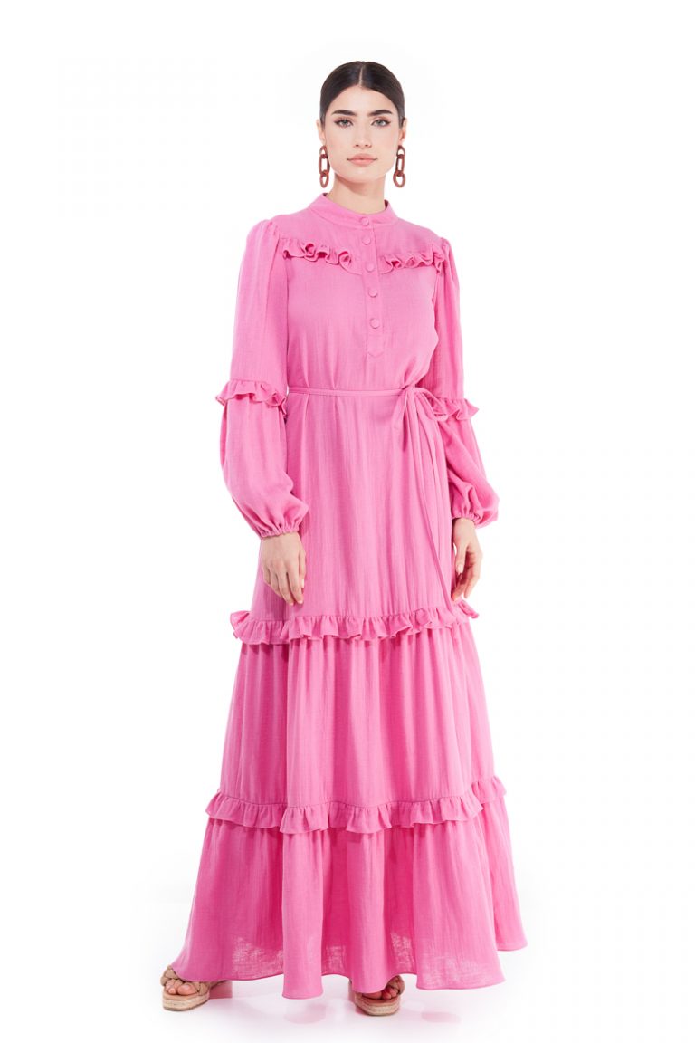 Poppy Cotton Muslin Maxi Dress chemistrystudio