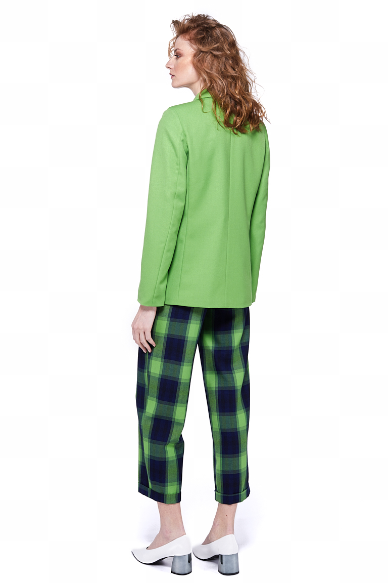 Sacou supradimensionat cu doua randuri de nasturi