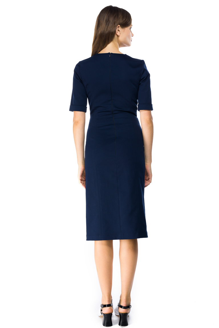 Stretch Cotton Midi Dress - chemistry-studio