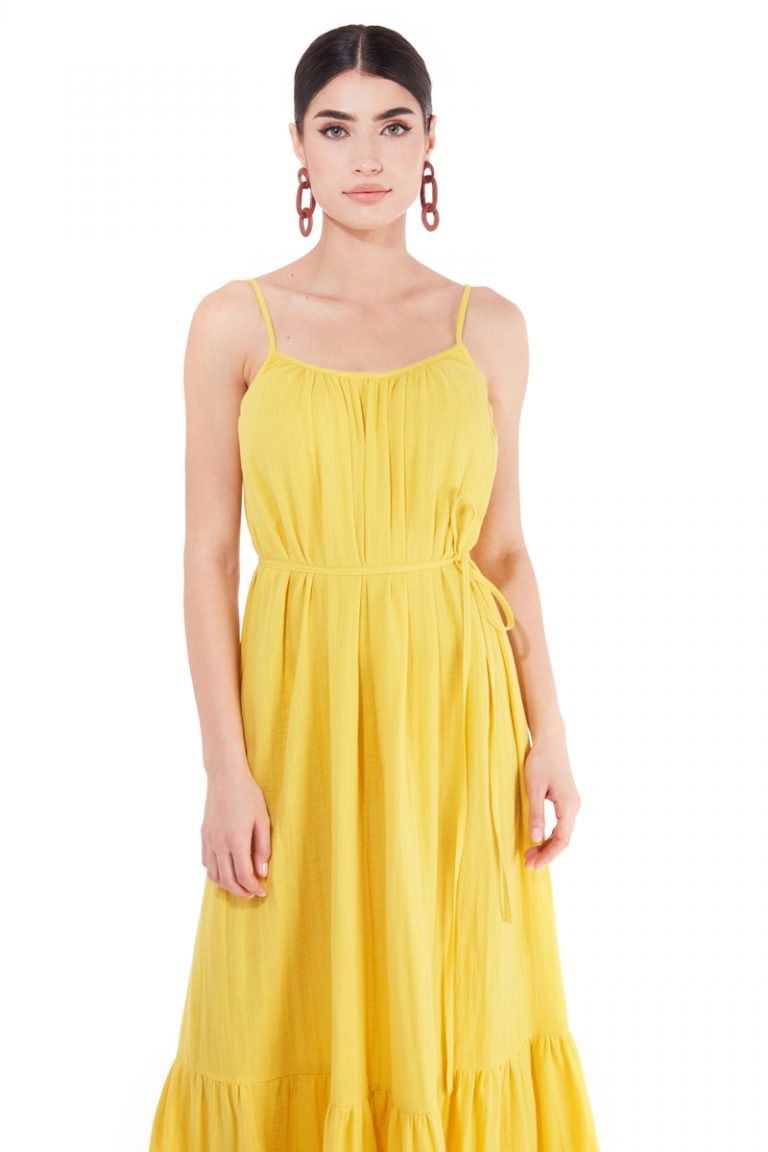 Sunflower Cotton Muslin Maxi Dress chemistrystudio